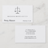 正はかりで測義の 名刺 (正面/裏面)