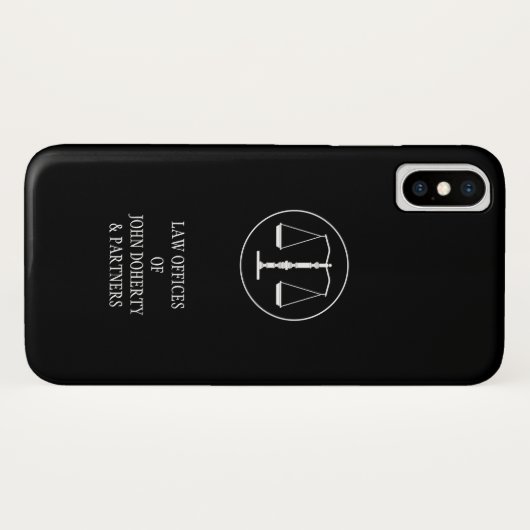 正はかりで測義の Case-Mate iPhoneケース (裏面(横))