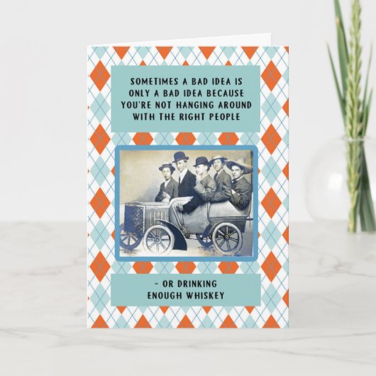 正ぶら下がったしのまわりにい人々の誕生日 カード (正面)