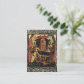 正シンプル式エレガント葬儀祈りの言葉カード プレイスカード (スタンド正面)