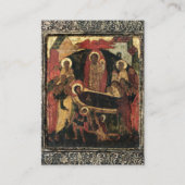 正シンプル式エレガント葬儀祈りの言葉カード プレイスカード (正面)