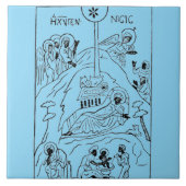 正ミニマル統出生場 タイル (正面)