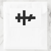 正ロシアの正教会の宗教神のシンボル 長方形シール (バッグ)