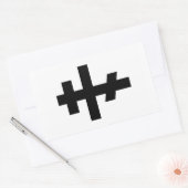 正ロシアの正教会の宗教神のシンボル 長方形シール (封筒)