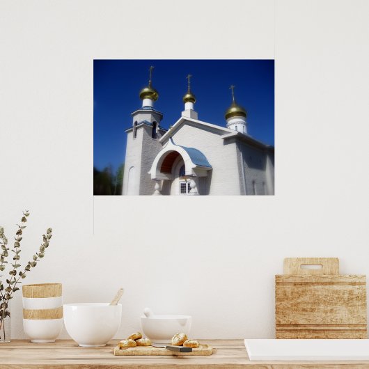 正ロシアの正教会 ポスター (キッチン)
