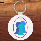 正中系キーチェーン キーホルダー (正面)