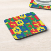 正体筆のライトファイブの色 コースター (左側)