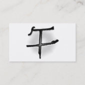 正午のプロフィールカード 名刺 (裏面)