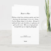 正午のRestin カード (裏面)