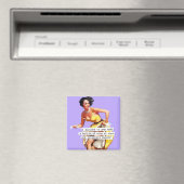 正午ポップ・アートのにワインのボトルを開く マグネット (インサイチュ (食洗機))