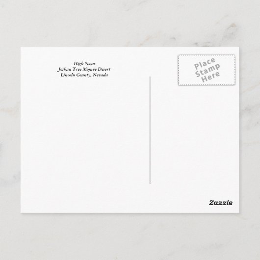 正午 ポストカード (裏面)