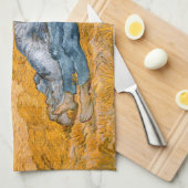 正午、残りの仕事からビンセント・ヴァン・ゴッホ キッチンタオル (四つ折り)