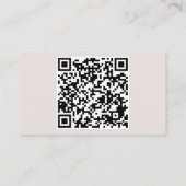 正味のQRコード コーリングカード (裏面)