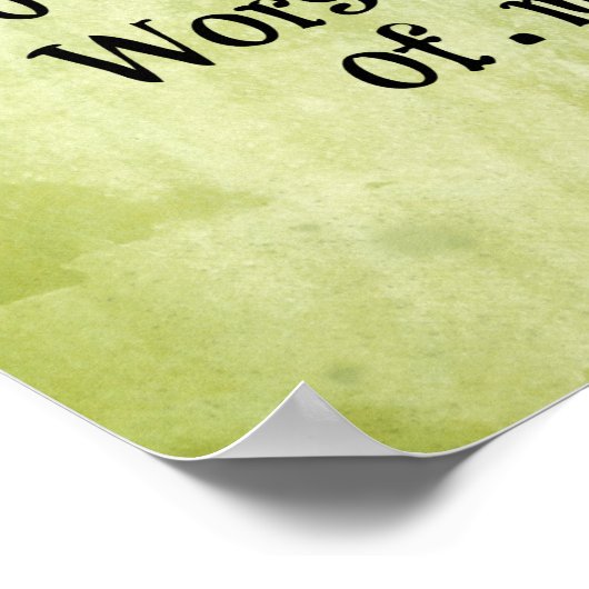 正常おもしろいであることの引用文 ポスター (角)