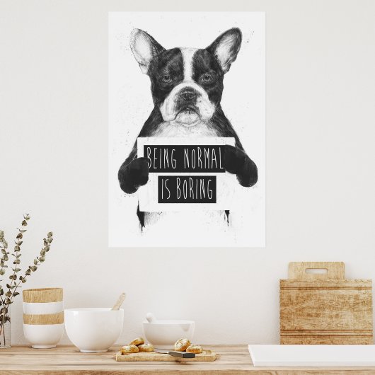 正常であることは退屈である ポスター (キッチン)
