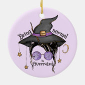 正常であることは過多である セラミックオーナメント (裏面)