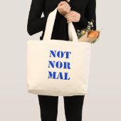 正常でない ラージトートバッグ (正面(商品))