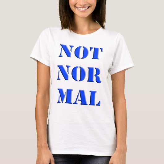 正常でない Tシャツ (正面)