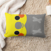 正常なオスのCockatiel ランバークッション (ブランケット)