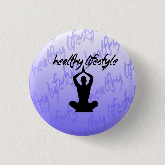 正常なライフスタイルピン 缶バッジ (正面)