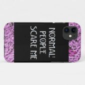 正常な人々は私をIphone 5/5Sの例おびえさせます Case-Mate iPhoneケース (裏面(横))