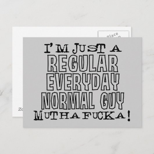 正常な人 ポストカード (正面/裏面)