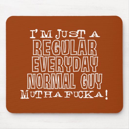 正常な人 マウスパッド (正面)