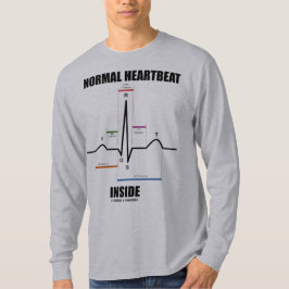 正常な心拍の内部(EKG) Tシャツ