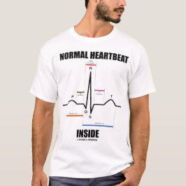 正常な心拍の内部(EKG) Tシャツ