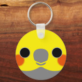 正常な男性コクチエル キーホルダー (正面)