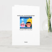 正常な誕生日カードのグリーティングカード カード (裏面)