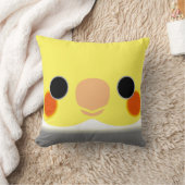 正常な雑色のCockatiel クッション (ブランケット)