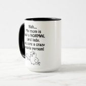 正常な鳥の女性 マグカップ (正面左)