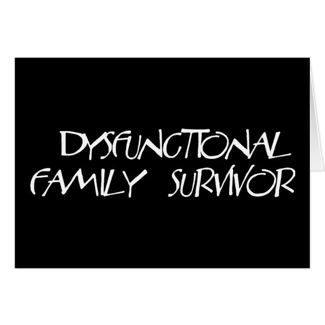 正常に機能しない家族 (正面横)