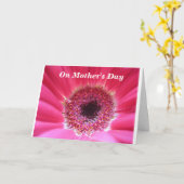 正常に機能しない母の日カード カード (黄色い花)