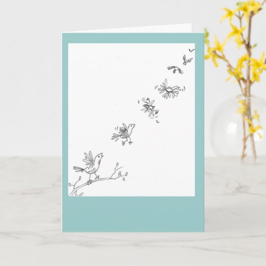 正常に起動できました。 カード (黄色い花)