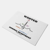 正常心拍心電図心電図 ドアマット (アングル)