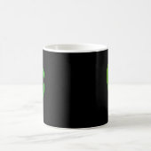 正常性の問題セミコロンハート認識度月 コーヒーマグカップ (中央)