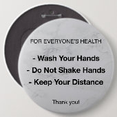 正常性ルール |疾病予防 缶バッジ (正面&裏面)