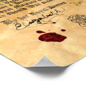 正式なマルケ書簡 ポスター (角)