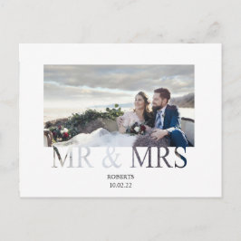 正式なミ結婚ス&ミス ポストカード