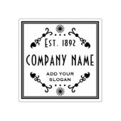 正式な事業名 - 企業/会社 ラバースタンプ (インプリント)