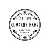 正式な事業名 - 企業/会社 ラバースタンプ (インプリント)