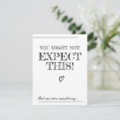 正式な提案。結婚してくれないか 招待状 (スタンド正面)