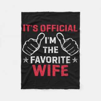 正式な私は妻お気に入りのヴィンテージ母 フリースブランケット