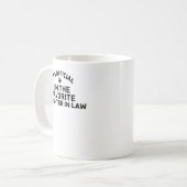 正式な私は法律お気に入りのの娘だ コーヒーマグカップ (正面左)