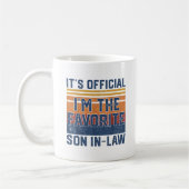 正式な私は法律お気に入りのの息子だ コーヒーマグカップ (左)