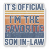 正式な私は法律お気に入りのの息子だ シール (正面)