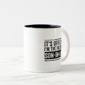 正式な私は法律お気に入りのの息子だ ツートーンマグカップ (正面右)