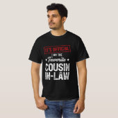 正式な私は義理お気に入りののいとこだ Tシャツ (正面フル)